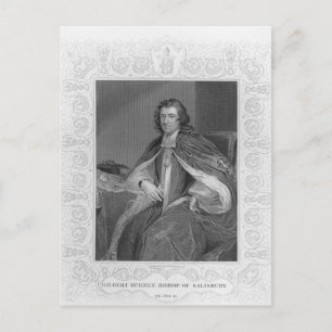 Gilbert Burnet, bisschop van Salisbury Briefkaart