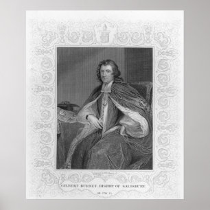 Gilbert Burnet, bisschop van Salisbury Poster