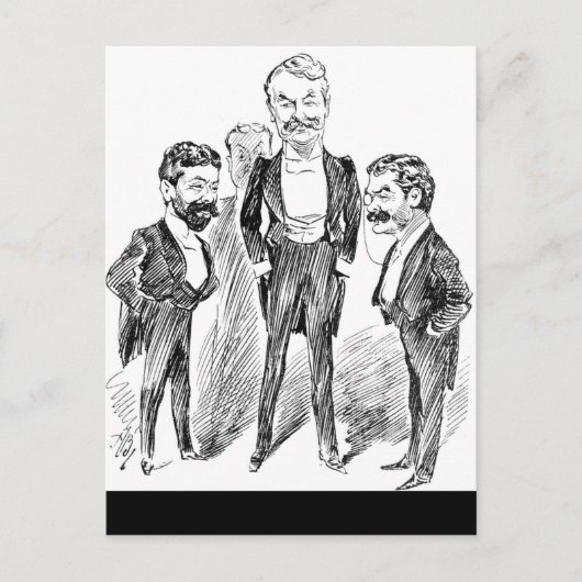 gilbert en sullivan briefkaart (Voorkant)