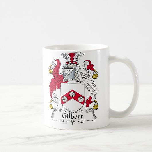 Gilbert Family Crest Koffiemok (Rechts)