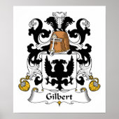 Gilbert Family Crest Poster (Voorkant)