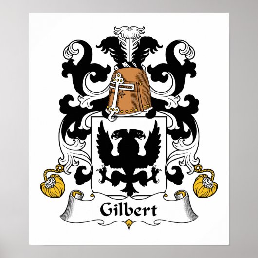 Gilbert Family Crest Poster (Voorkant)