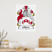 Gilbert Family Crest Poster (Keuken)