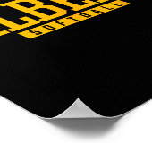 Gilbert High School Softbal Poster (Hoek)