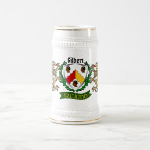 Gilbert Irish Shield Beer Stein Bierpul