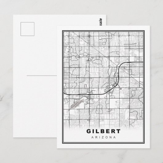 Gilbert Kaart (Voorkant / Achterkant)
