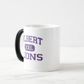 Gilbert - Lions - Senior - Gilbert West Virginia Magische Mok (Voorkant links)