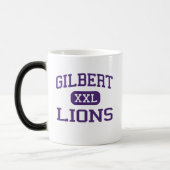 Gilbert - Lions - Senior - Gilbert West Virginia Magische Mok (Links)