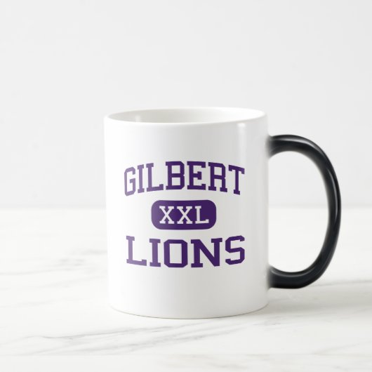 Gilbert - Lions - Senior - Gilbert West Virginia Magische Mok (Rechts)