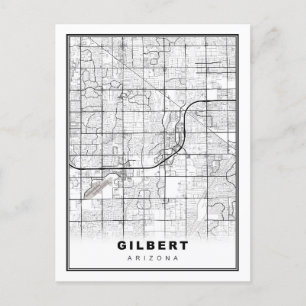 Gilbert Map Briefkaart