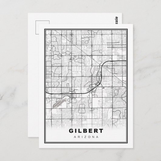 Gilbert Map Briefkaart (Voorkant / Achterkant)