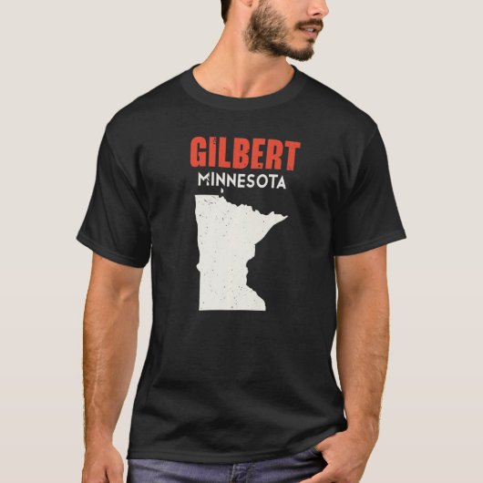Gilbert Minnesota USA State America Travel Minneso T-shirt (Voorkant)