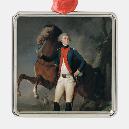 Gilbert Motier Marquis de la Fayette, 1788 Metalen Ornament (Voorkant)