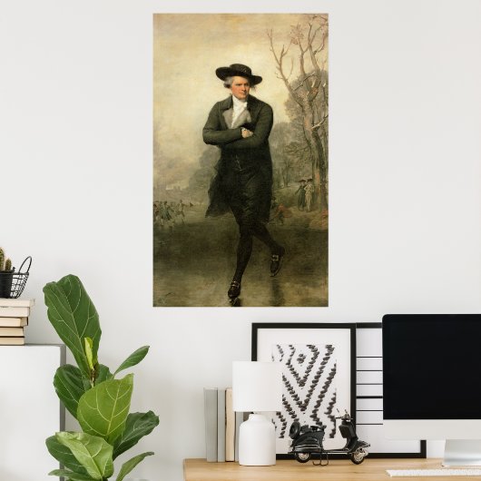 Gilbert Stuart The Skater William Grant Portrait Poster (Thuiskantoor)