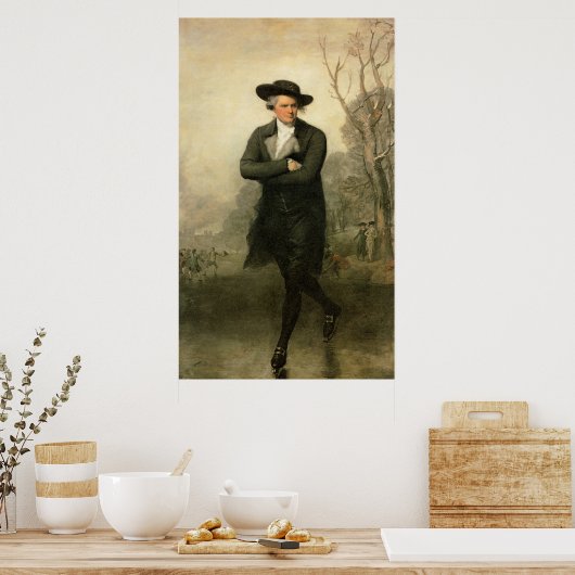 Gilbert Stuart The Skater William Grant Portrait Poster (Keuken)