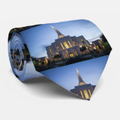 Gilbert Temple bij zonsondergang Stropdas (Opgerold)