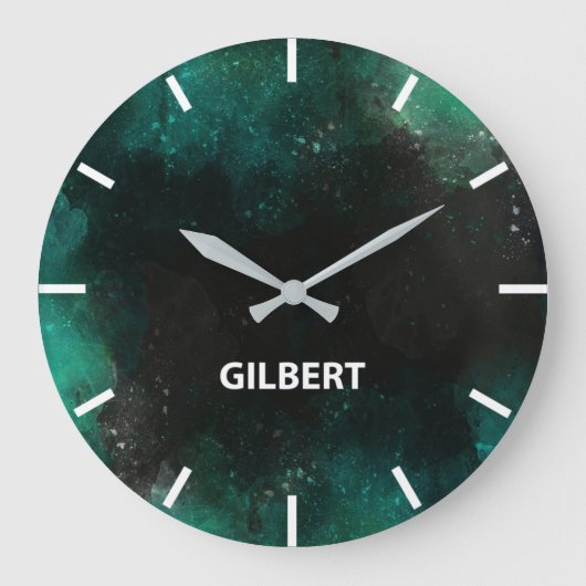 Gilbert Time Zone Newsroom Wall Grote Klok (Voorkant)