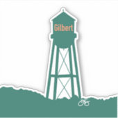Gilbert Water Tower Sticker (Voorkant)