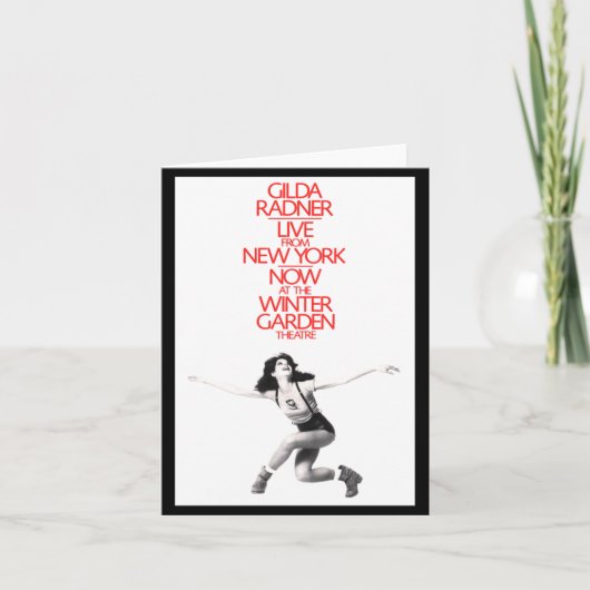 Gilda Radner Live From New York _1  Kaart (Voorkant)