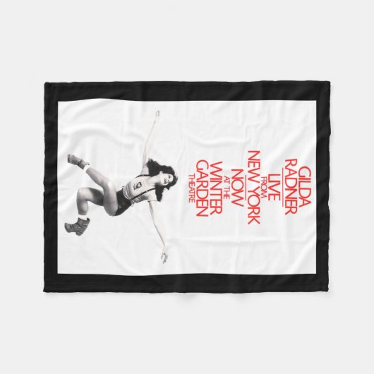 Gilda Radner Live From New York  Fleece Deken (Voorkant (Horizontaal))