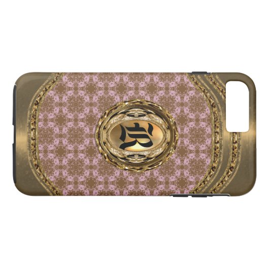 Gildaferst Elegant Cool Monogram Plus Case-Mate iPhone Case (Achterkant (Horizontaal))