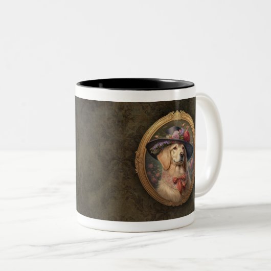 Gilded Age Goldens Tweekleurige Koffiemok (Voorkant rechts)