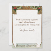 Gilded Angel en Child Feestdagenkaart (Achterkant)