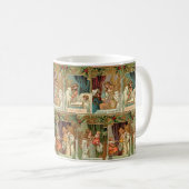  Gilded Angels, Kinderen en Greenery Koffiemok (Voorkant rechts)