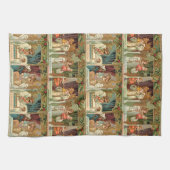 Gilded Angels, Kinderen en Greenery Theedoek (Horizontaal)