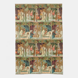  Gilded Angels, Kinderen en Greenery Theedoek