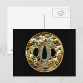 Gilded Asian Medallion by Vision Studio Briefkaart (Voorkant / Achterkant)