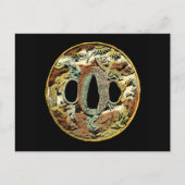 Gilded Asian Medallion by Vision Studio Briefkaart (Voorkant)