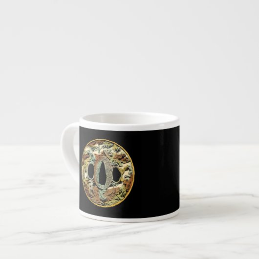 Gilded Asian Medallion by Vision Studio Espresso Kop (Links)