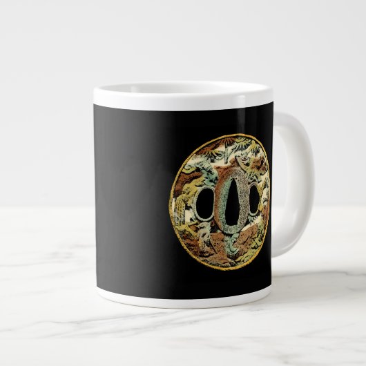 Gilded Asian Medallion by Vision Studio Grote Koffiekop (Voorkant rechts)