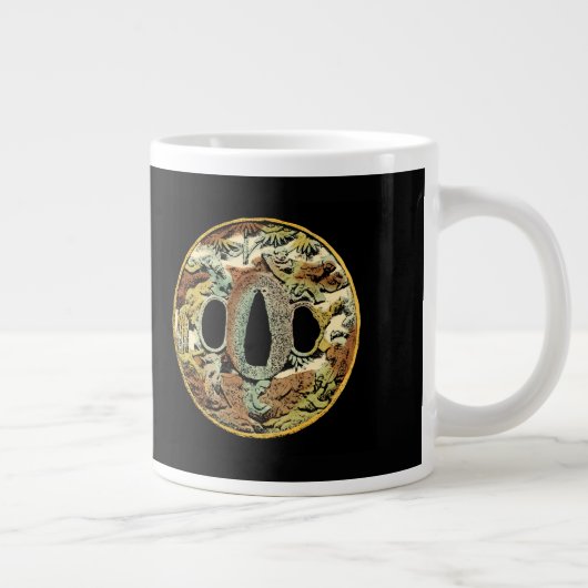 Gilded Asian Medallion by Vision Studio Grote Koffiekop (Rechts)