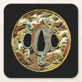 Gilded Asian Medallion by Vision Studio Kartonnen Onderzetters (Voorkant)