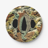 Gilded Asian Medallion by Vision Studio Papieren Bordje (Voorkant)