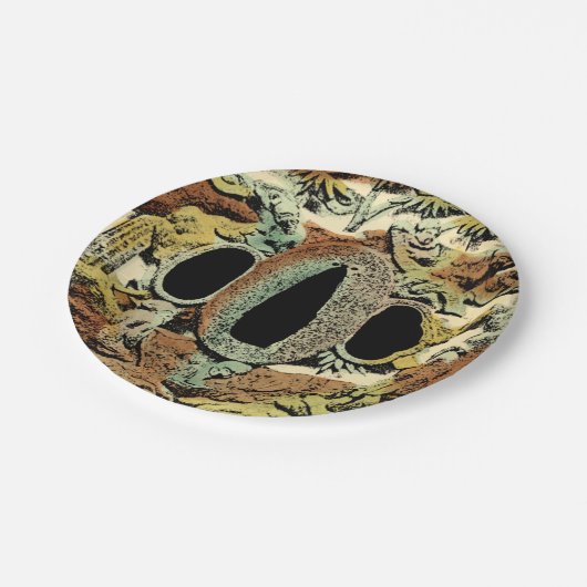 Gilded Asian Medallion by Vision Studio Papieren Bordje (Gekanteld)