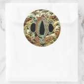 Gilded Asian Medallion by Vision Studio Ronde Sticker (Tas)