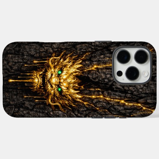 Gilded Bark Liquid Gold Dragon Case-Mate iPhone Case (Achterkant (horizontaal))