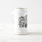 Gilded Beard Black Logo - Stein Bierpul (Voorkant links)