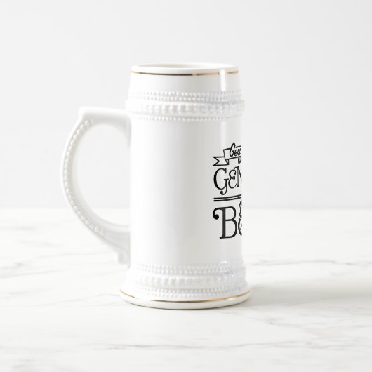 Gilded Beard Black Logo - Stein Bierpul (Links)