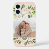 Gilded Blooms Blush | Monogrammfoonfoto Case-Mate iPhone Case (Achterkant)