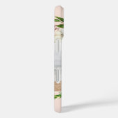 Gilded Blooms Blush | Monogrammfoonfoto Case-Mate iPhone Case (Achterkant / Rechts)