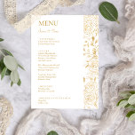 GILDED Blooms Bruiloft Menu<br><div class="desc">Gemaakt voor jou!</div>