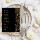 GILDED Blooms Bruiloft Menu