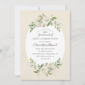 Gilded Blooms First Community Invitation Kaart (Voorkant)