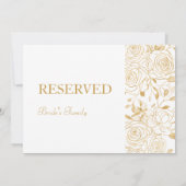 GILDED Blooms Gereserveerd teken (Achterkant)