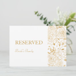 GILDED Blooms Gereserveerd teken