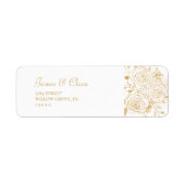 GILDED Blooms Label (Voorkant)